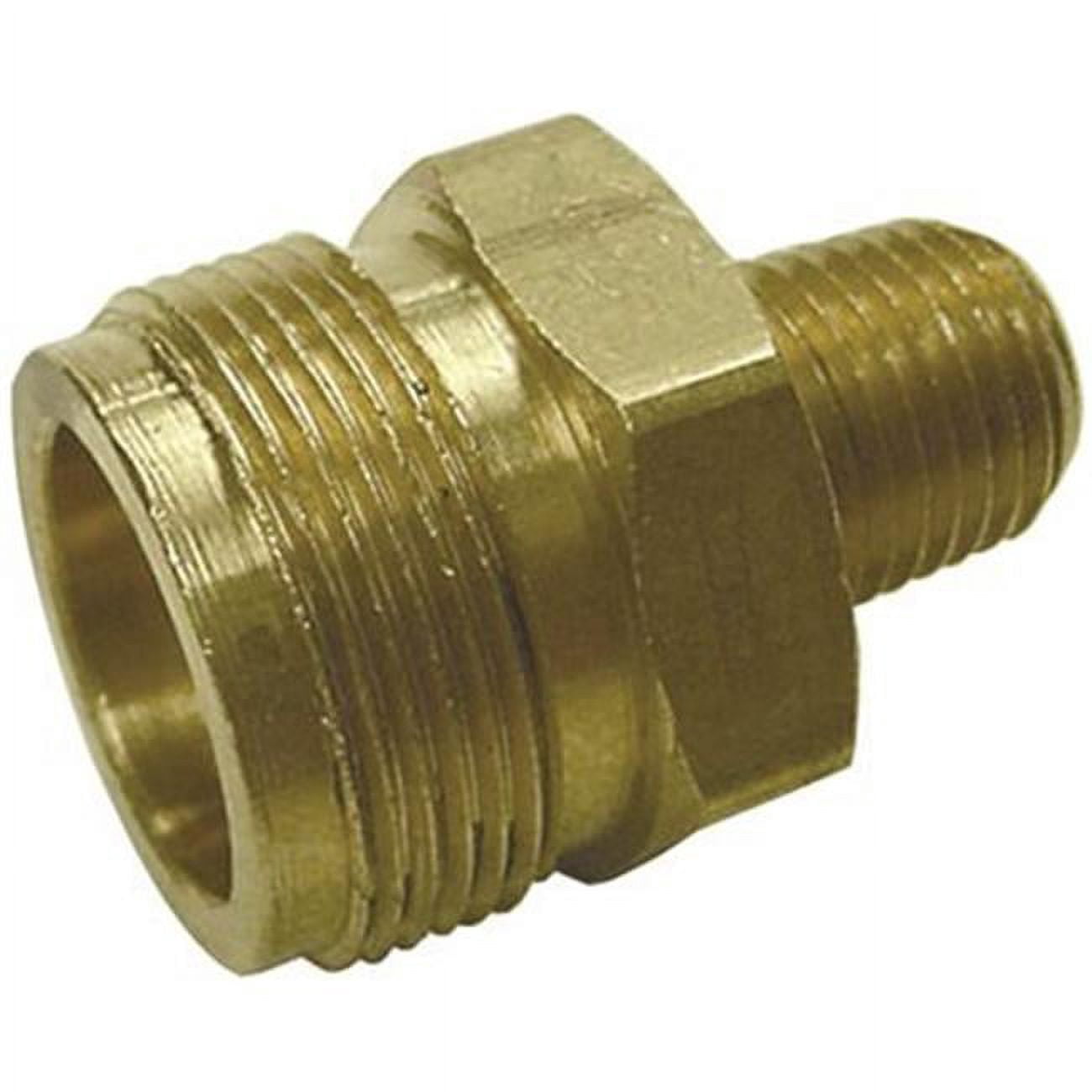 Gas Inlest Flask Adapter ME417 Gas Appliance Adapter Fitting 1 in. 20 Male X 0.25 in. MPT ...