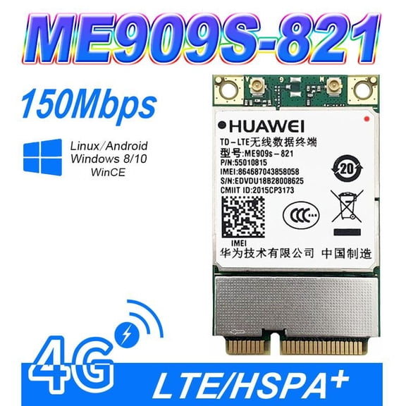 ME909S-821 Mini PCIE LTE TDD/FDD 4G Module For M2M Application Genuine Emax Stock Free Ship