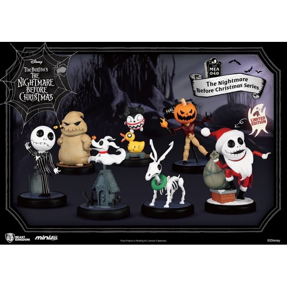 Beast Kingdom The Nightmare Before Christmas Series Blind Box MEA-040 Collectible, 4 x 2 Inches
