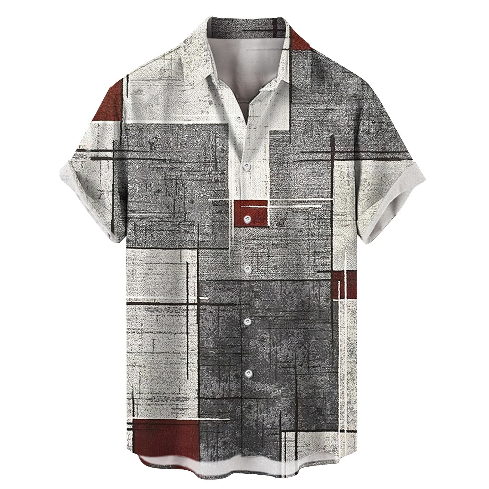 MEAGAOME Men Blue Shirt Fashion T Shirts For Man Mens Small Shirts