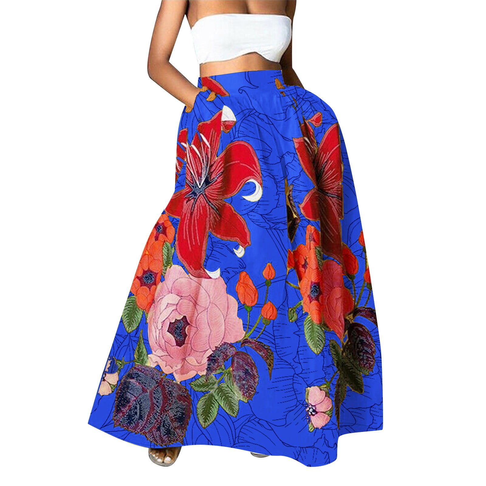 Knee length skirts size 18 sales