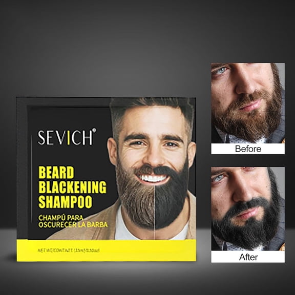 MEAKKAO 10 Packs Of Beard Shampoo Beard Turning Shampoo Natural Beard Cleaning Beard Beard Shampoo Suitable For All Beard Types And Lengths