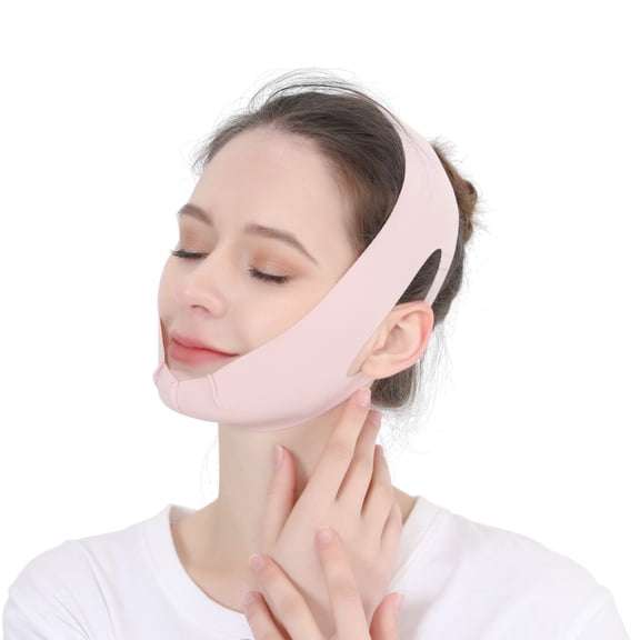 MEAKKAO Breathable Non-mark Belt Compact Lifting Artifact Face Carving Face Mask Beauty Instrument Chin Thin Face Mask Face Bandage