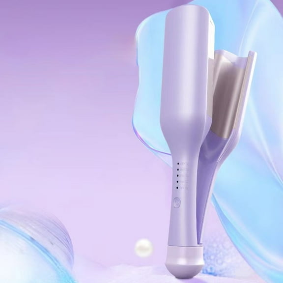 MEAKKAO Head Curling Iron 1.25in Big Wave Student Hair Care Does Not Hurt Hair Splint Water Ripple Wave Volume Large Volume Lazy Person Perm Artifact Lazy Styling