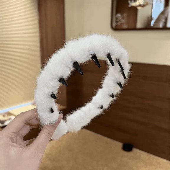 MEAKKAO Headband For Women High Skull Top Toothed Wash Face Hairpin Hair