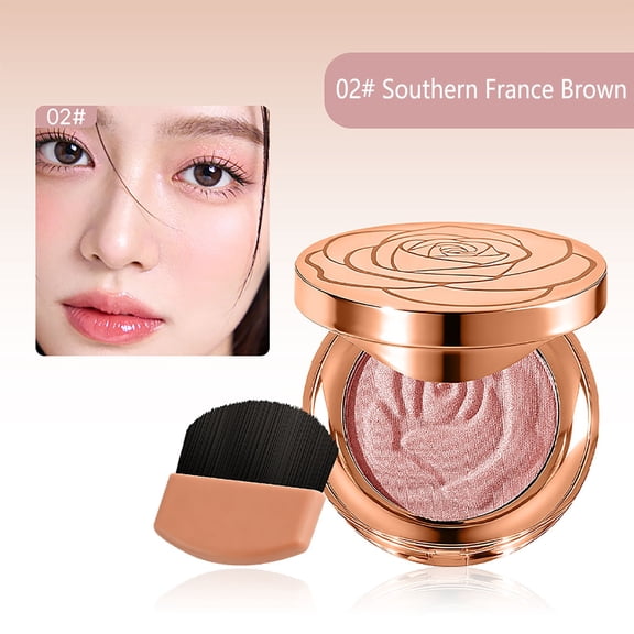 MEAKKAO Soft Light Flower Powder Blusher Matte Soft To Improve The Appearance Lasting Makeup Coloring One Of Multi-purpose Powder Blusher 5g