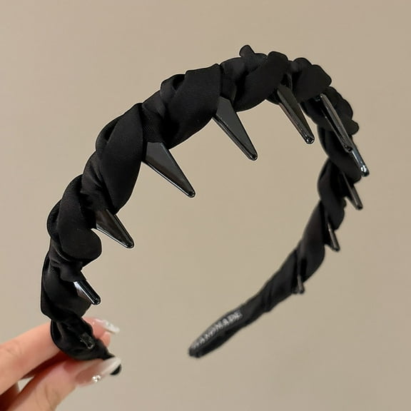 MEAKKAO Toothed Women's Daily Wear Headdress High Skull Top Pressure Hair Headband