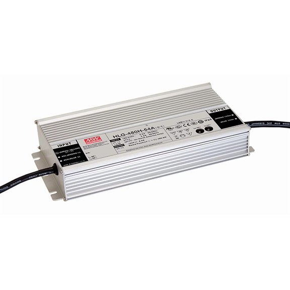 MEAN WELL HLG-480H-48B 48V 10A 480W Constant Voltage and Constant Current Switching LED Driver Driver 3 in 1 Dimming