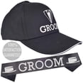 thumbnail image 1 of MEANT2TOBE Black Groom Bachelor Party Baseball Cap | Groom Bachelors Wedding Decor, 1 of 7
