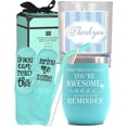 thumbnail image 1 of MEANT2TOBE Tiffany Blue Thank You Gifts - Appreciation Cup for Women, Inspirational Reminder of Awesomeness, 1 of 7