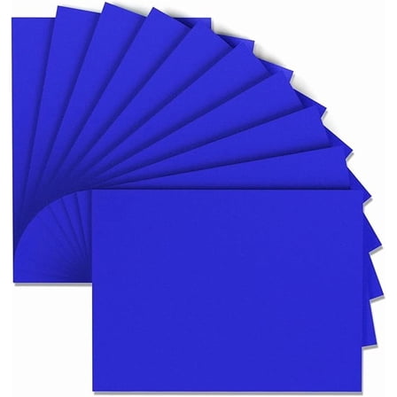 10 PC Blue Eva Foam Sheets Crafts 9x12 Inch 2mm Halloween Craft Foam Paper for Party Preschoolers Classroom Decor Scrapbooking DIY Cosplay(10 Sheets)