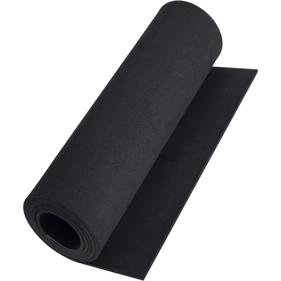 MEARCOOH Black eva Foam roll,Premium Cosplay EVA Foam Sheet,2mm Thick,49"x13.9",High Density 86kg/m3 for Cosplay Costume, Crafts, DIY Projects