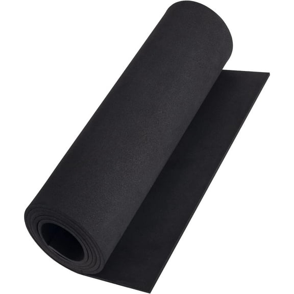 Black eva Foam roll,Premium Halloween Cosplay EVA Foam Sheet,5mm Thick,59"x13.9",High Density 86kg/m3 for Cosplay Costume, Crafts, DIY Projects