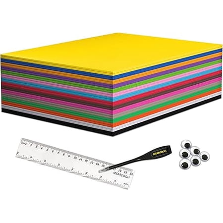 MEARCOOH Foam Sheets Crafts 9x12 in 30Pack 15 Colors 2mm Eva Color Craft Foam Paper Set for Crafts Project Preschoolers Classroom Scrapbooking DIY Handcraft price history and forecast - MEARCOOH eva foam