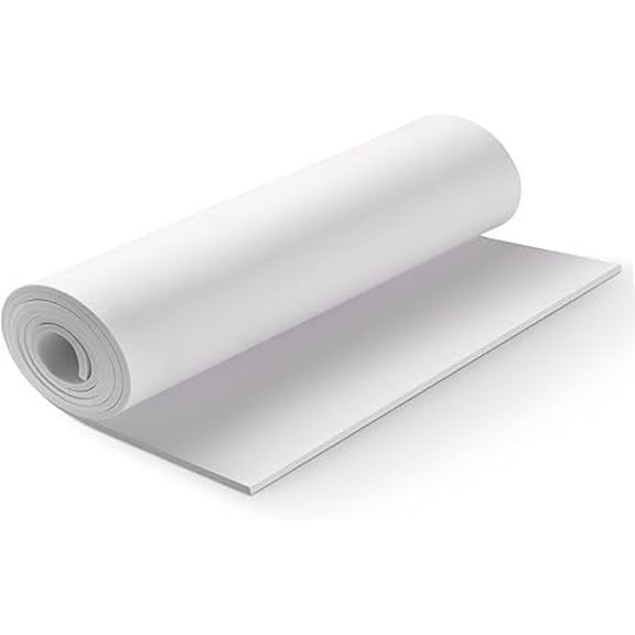Halloween Cosplay White EVA Foam Sheet,Premium 3mm Thick(1mm-12mm) Roll,59"x13.9",High Density 86kg/m3 for Cosplay Costume, Crafts, DIY Projects