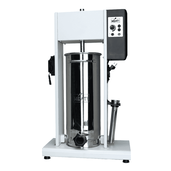 MEAT! Motorized Sausage Stuffer with 25LB Stainless Steel Cannister, Adjustable Speed Motor, For Sausage Making