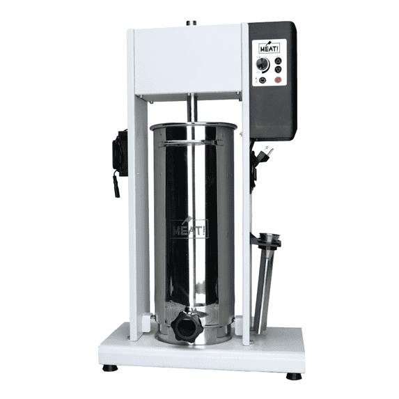 MEAT! Motorized Sausage Stuffer with 25LB Stainless Steel Cannister, Adjustable Speed Motor, For Sausage Making