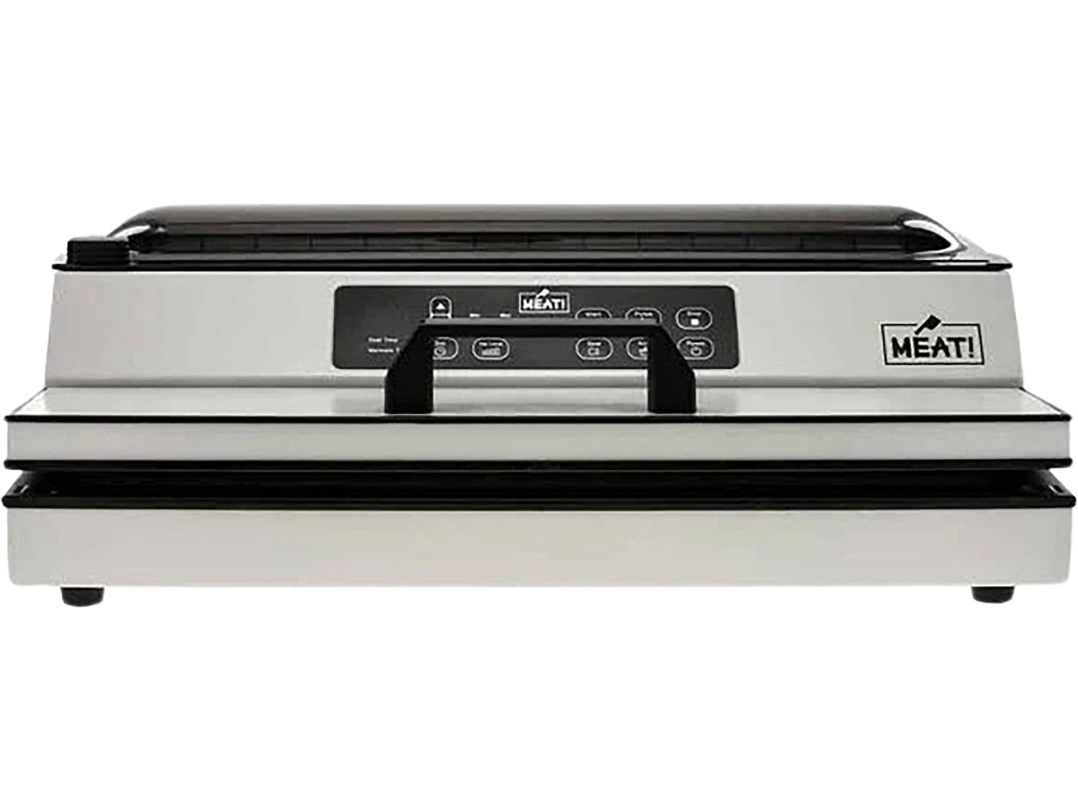 MEAT! External Vacuum Sealer 16" with Built-In Cutter, Commercial-Grade Seal, for Preserving Dry and Moist Food