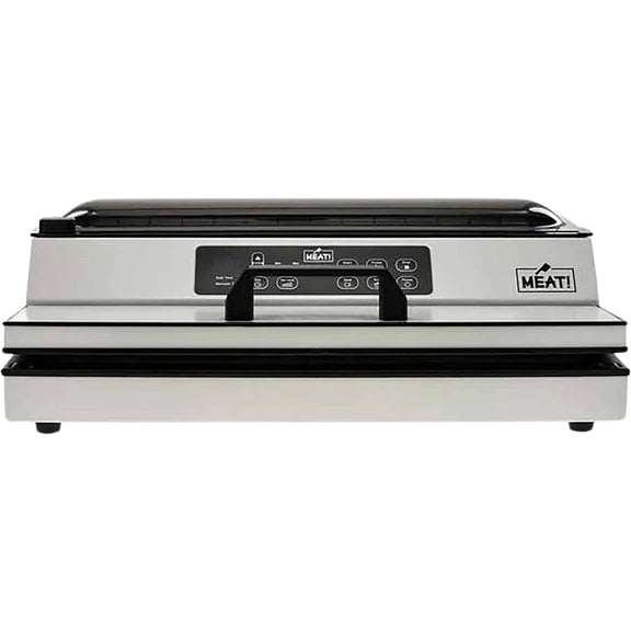 MEAT! External Vacuum Sealer 16" with Built-In Cutter, Commercial-Grade Seal, for Preserving Dry and Moist Food