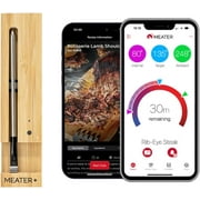Open Box MEATER Plus Smart Bluetooth Wireless Meat Thermometer | For BBQ, Grill, Oven, Smoker, Air Fryer | Delicious Recipes in App