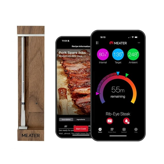 MEATER Pro: Premium Bluetooth Wireless Meat Thermometer | 1000°F Direct Heat Grilling | Long Range | Multi Sensors | For BBQ, Oven, Grill, Smoker, Air Fryer, Deep Fryer