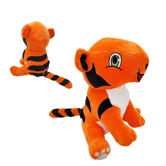 MEAVIA TAT The Weighted Sensory Tiger Plush, Stuffed Toy Designed by Autistic Child Artist Tiger Villec