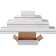 MEBRUDY 6x4x1 Shipping Boxes Set of 30, Small White Cardboard Mailer Box for Packing, Mailing, Business