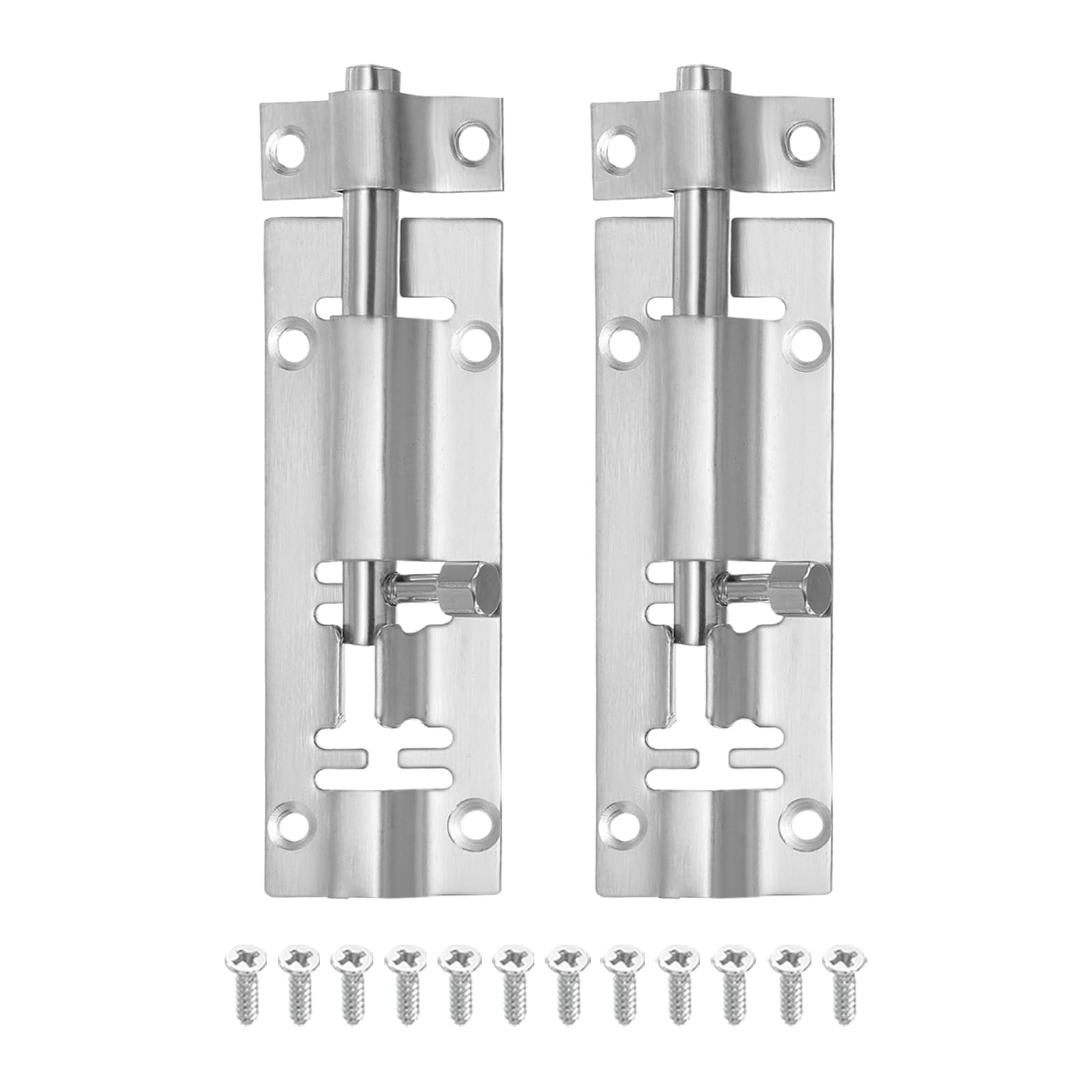 SISI UK® 75mm Door Bolt, Polished Chrome Barrel Door Bolt Lock, Door - View #10