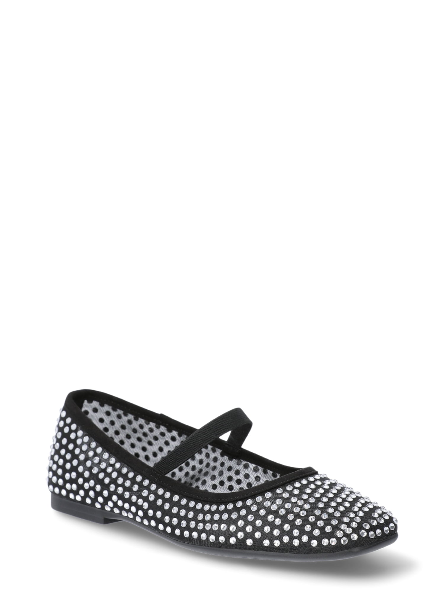Scoop Women’s Rhinestone Mesh Ballet Flats