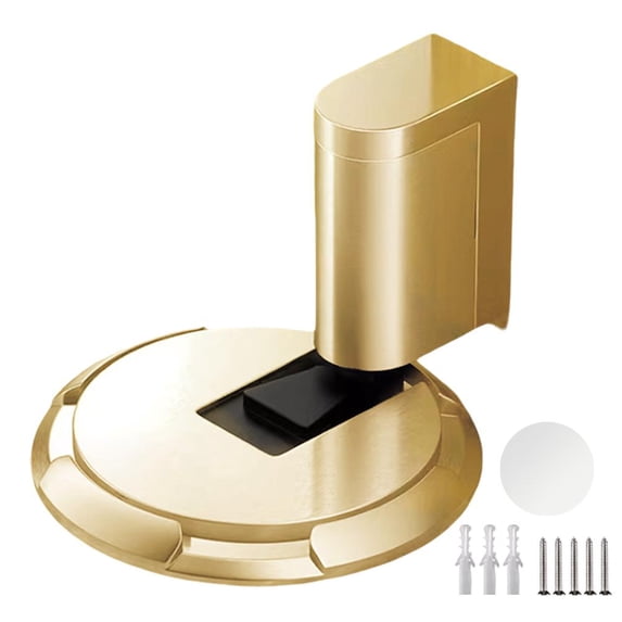 MECHANICAL DOOR STOP FOR CHILD AND PET SAFETY - ZINC ALLOY MATERIAL WITH EASY INSTALLATION