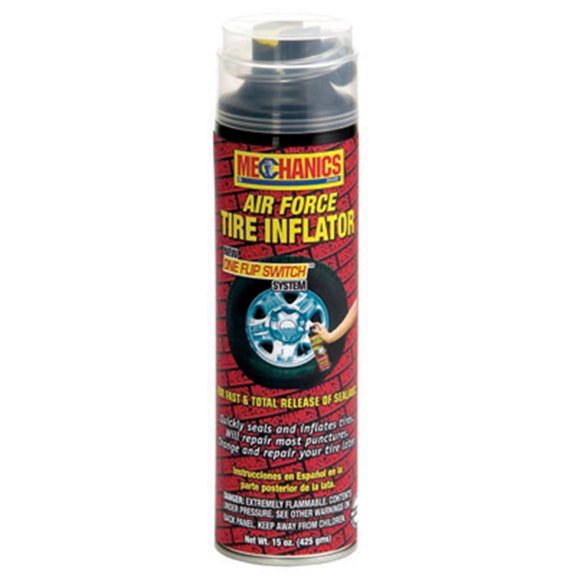 MECHANICS Air Force Tire Inflator With Hose, 15 Oz