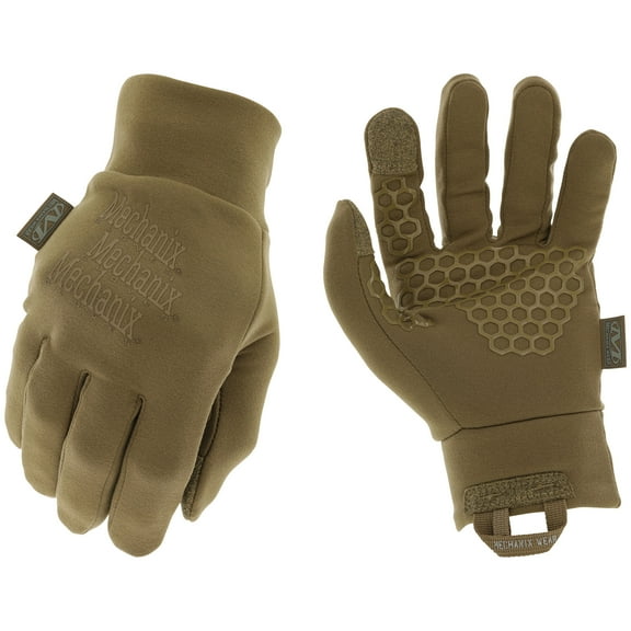Mechanix Wear ColdWork Coyote Base Layer Gloves (Medium), Microfleece SoftShell, Touchscreen, CWKBL-72-009