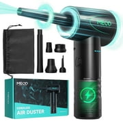 MECO Cordless Compressed Air Duster, Replaces Air Cans, 100000RPM Computer Keyboard Dust Cleaner Blower for Electronic