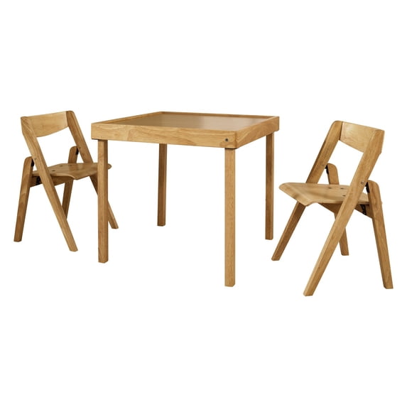 Stakmore Kids Folding 3-Piece Table & Chairs Set