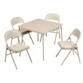 MECO Sudden Comfort 5 Piece 34x34 Card Table and 4 Chairs Folding