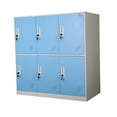 thumbnail image 1 of MECOLOR Employee and gym Storage Small Metal Storage Cabinet with Lock for bag show file and Cloth and self Belonging Storage, 1 of 12