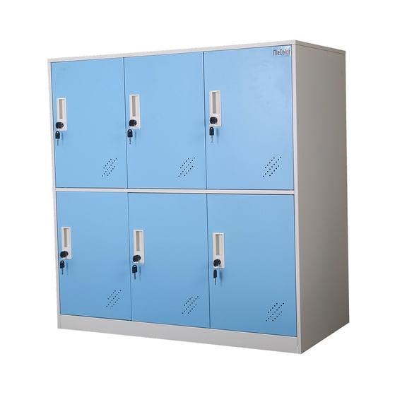 MECOLOR Employee and gym Storage Small Metal Storage Cabinet with Lock for bag show file and Cloth and self Belonging Storage