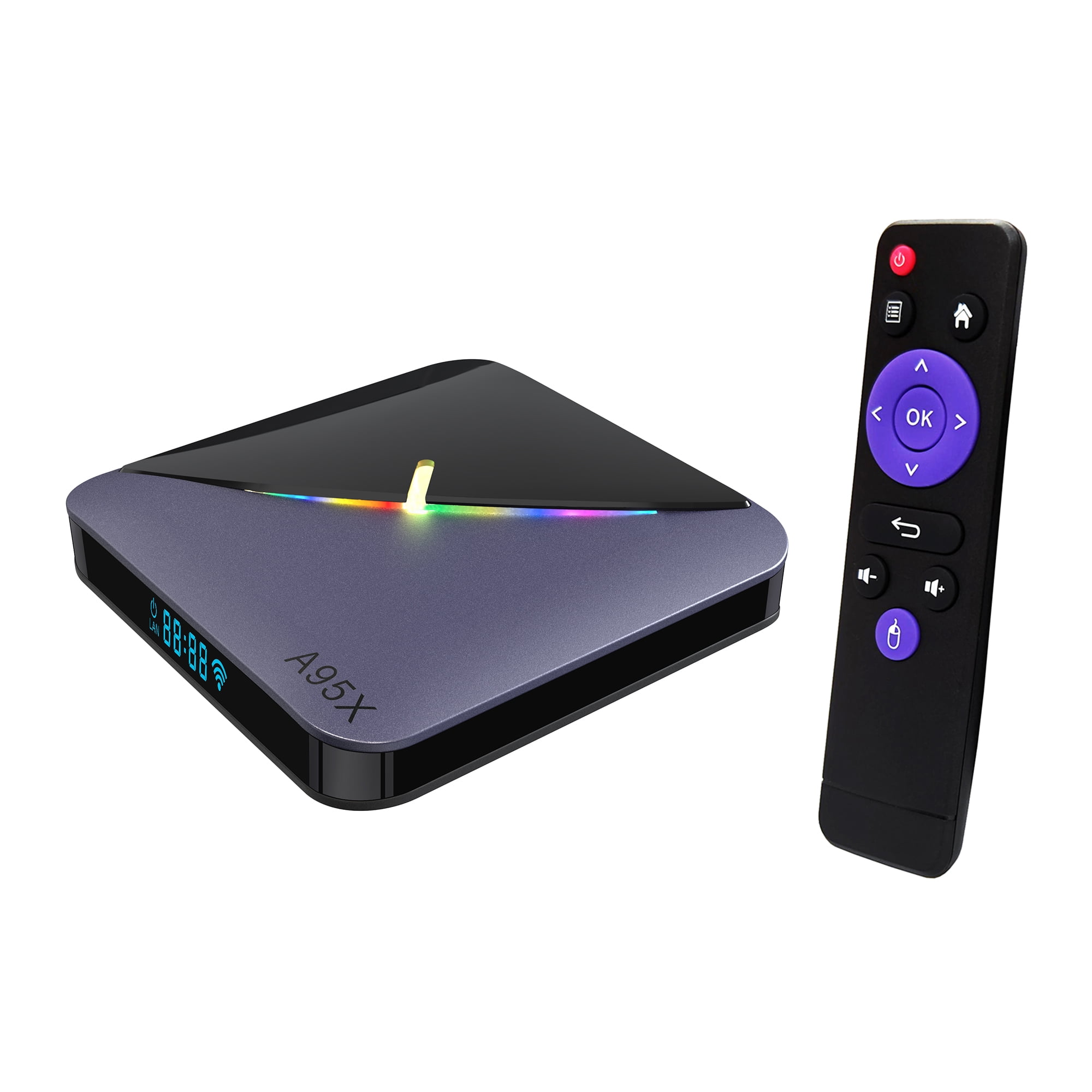 Smart TV Box H96 Max 8K Ultra HD, Android 13, 4G RAM, 32G ROM, HDMI 2.0,  RJ45 Wi-Fi, USB 3.0 BT 5.0 