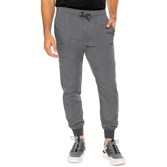 Med Couture Touch Scrub Pants for Men Jogger Perfect for Casual Wear Slate L