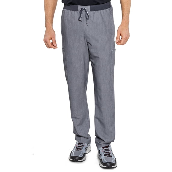 MED COUTURE Men Hutton Straight Leg Pant, Color: Slate, Size: L (7779-SLAT-L)