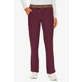 thumbnail image 1 of MED COUTURE Women Yoga 2 Cargo Pocket Pant, Color: Wine, Size: S (8758-WINE-S), 1 of 5