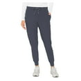 thumbnail image 1 of MED COUTURE Women's Moisture-Wicking Peaches Seamed Jogger, Color: Pewter, Size: L Regular (8721-PWTR-L), 1 of 5