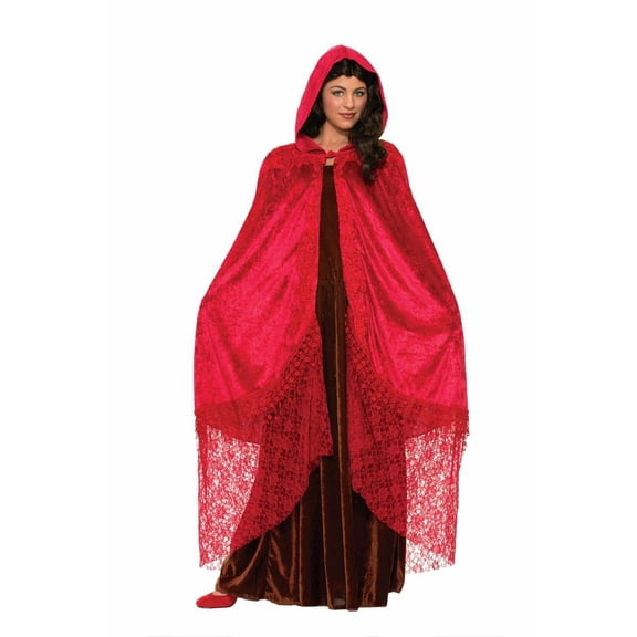 MED.FANT.ELEGANT CAPE-RUBY