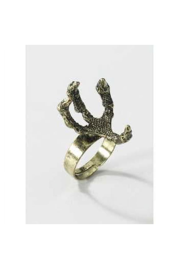 MED.FANT.OPEN CLAW DRAGON RING