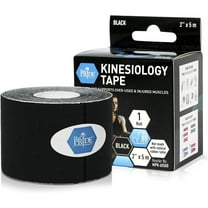 MED PRIDE Kinesiology Athletic Tape, Black - Latex-Free Uncut Muscle & Sport Kinesiology Tape Roll