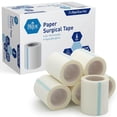 thumbnail image 1 of MEDPRIDE Medical Paper Tape 2" × 10 Yards Pack of 6 – Latex-Free Hypoallergenic Bandage Tape for Wound Care & Sensitive Skin, Breathable Paper Tape, 1 of 6