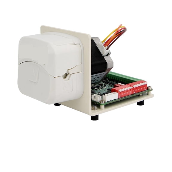 MED42-KK300 High Flow Embedded Peristaltic Pump 24V Stepper Motor Adjustable Dosing Pump 1-485m/min Support CAN/RS485 ,Easy to Operate