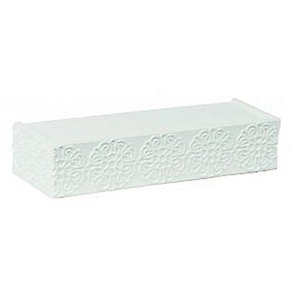 MEDALLION White 12inch Ledges set of 2 by Burnes Level-Line trade