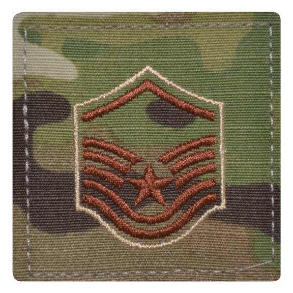 MEDALS OF AMERICA EST. 1976 Air Force Master Sergeant Rank OCP with Hook and Loop