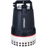 MEDAS 2024 New Upgraded 1/2 HP 1700 GPH Submersible Clean Water Pump One Year Non-Stop Running Durable Portable Sump Pump